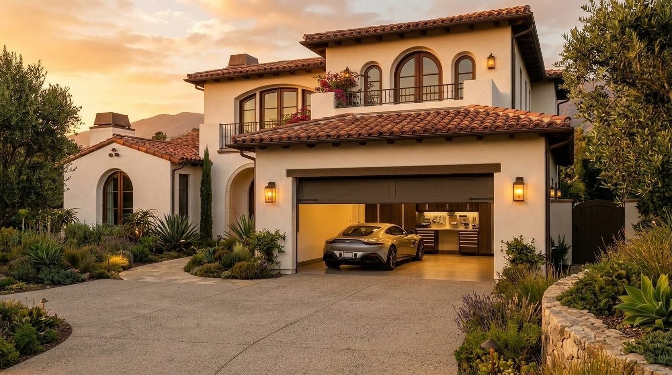 Amin Local Garage Door Garage Door Gliding Open Revealing Warm Illuminated Interior